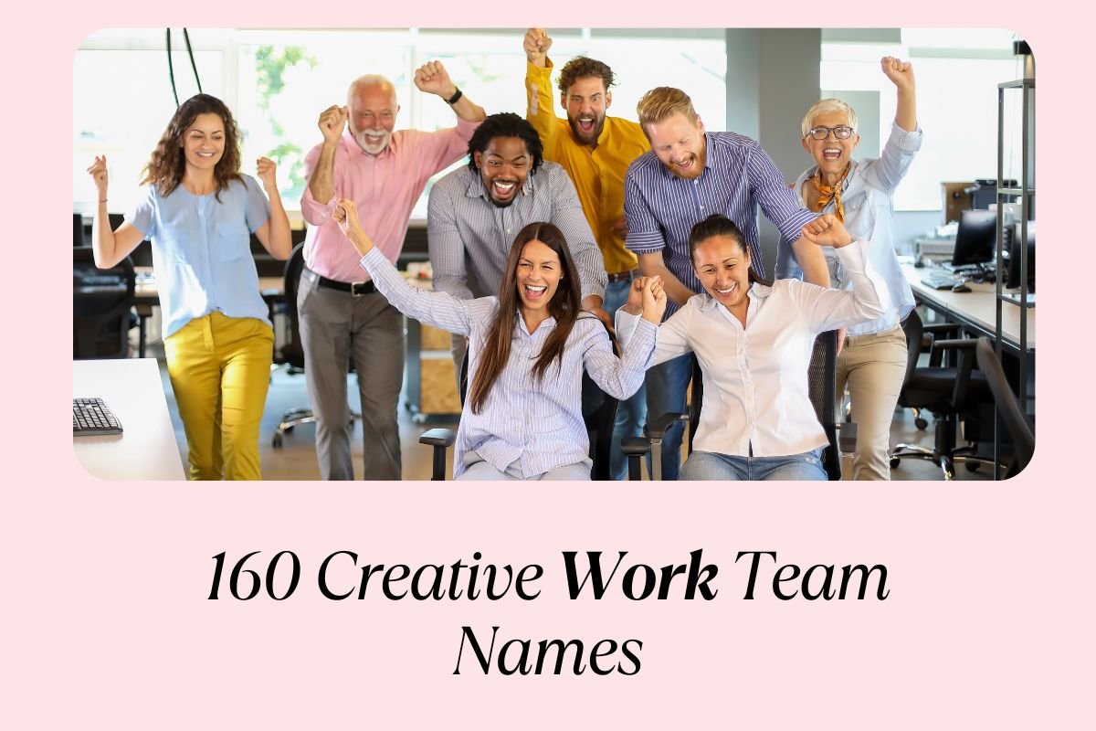 160 Creative Work Team Names for Every Office Setting - Team Names Online